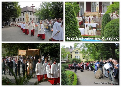 Fronleichnam im Kurpark